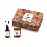 The Gift Label Giftbox met Geurstokjes en Geurkaars, Hugs & Kisses