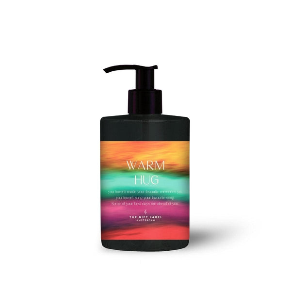 The Gift Label GRADIENT Hand & Body Wash met quote, Warm Hug