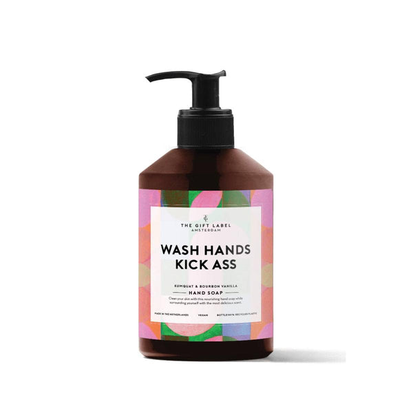 The Gift Label Handzeep 400ml, Wash Hands Kick Ass