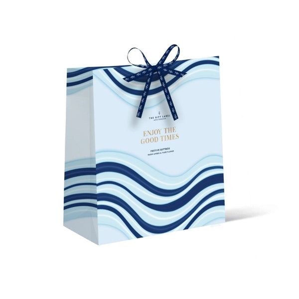 The Gift Label Kerst Gift Box met Lotion & Kaars - Enjoy the good times