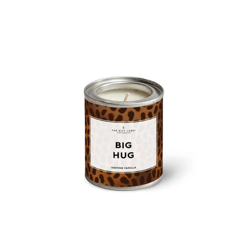 The Gift Label Kleine Geurkaars in blik met quote, Big Hug