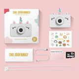 The Zoofamily ZOO FRIENDS - Digitale Kindercamera en Video Recorder, Unicorn