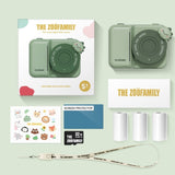The Zoofamily ZOO PRINT - Digitale Kindercamera en Video Recorder met Printfunctie, Dino