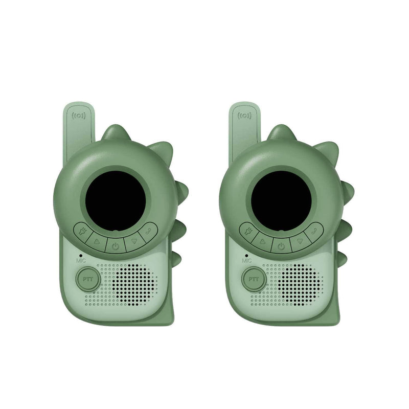 The Zoofamily Zoo Walkie Talkie Set van 2, Dino Groen - Dino Groen