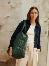 Tinne+Mia CLODE Puffy Schoudertas, Jungle Green