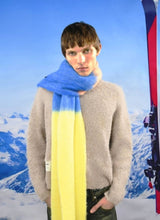 Verb to do Maxi Color Block Sjaal met Quote - CREATING CONTENT