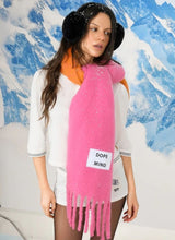 Verb to do Maxi duo Color Block sjaal met Quote - DOPE MIND