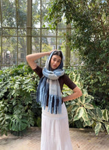 Verb to do Maxi Geruite Sjaal met Quote - COWBOY LIFE