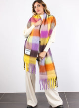 Verb to do Maxi Geruite Sjaal met Quote - GLOWING UP