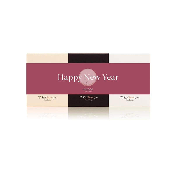 Vinoos GIFT SET Wine Gum Trio, Happy New Year