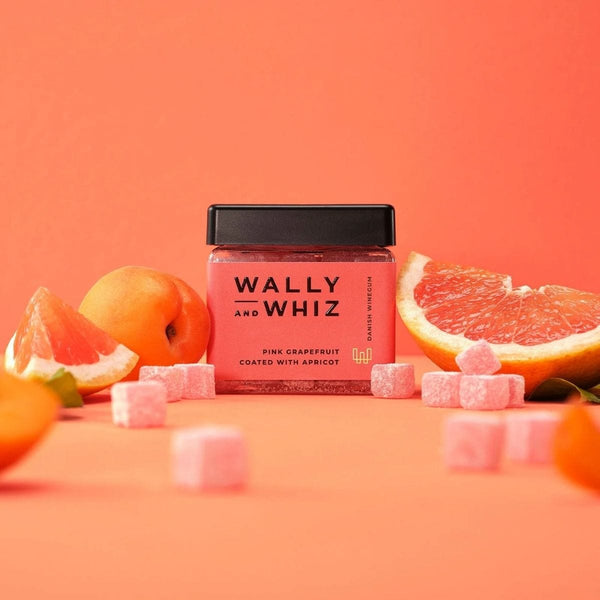 Wally & Whiz Deense Winegums, Roze pompelmoes & Abrikoos
