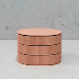 wavy design 3D Geprinte Juwelen Organiser, Sandy Blush