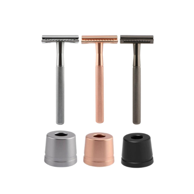 Wondr Safety Razor Scheermes met houder en mesjes