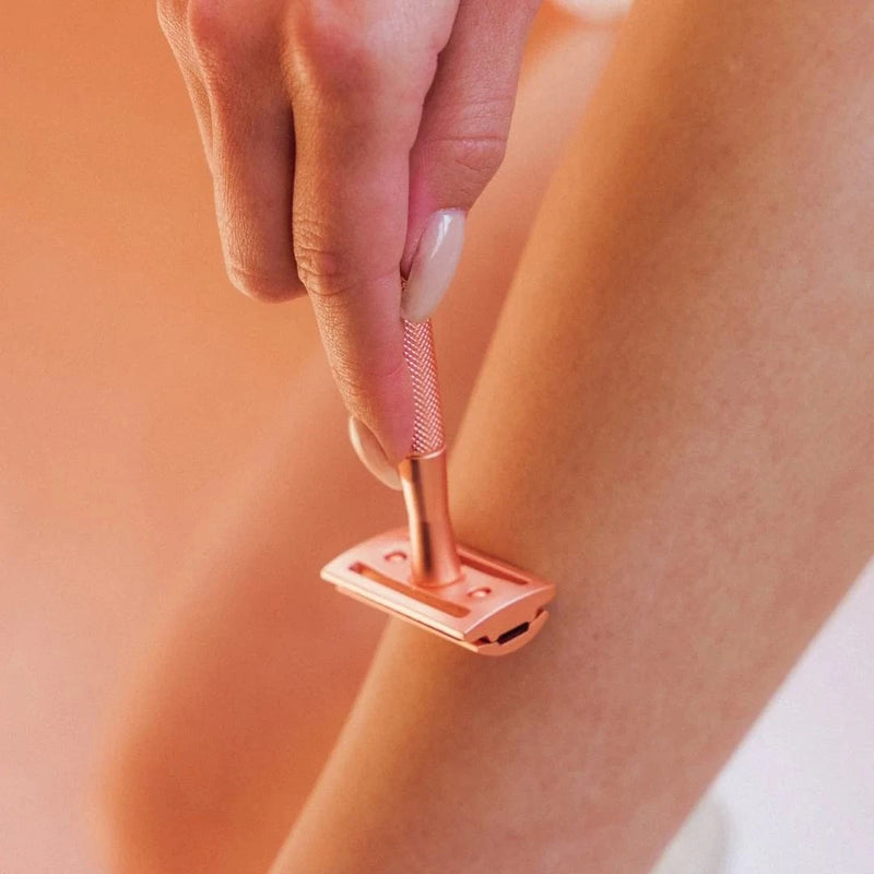 Wondr Safety Razor Scheermes met houder en mesjes