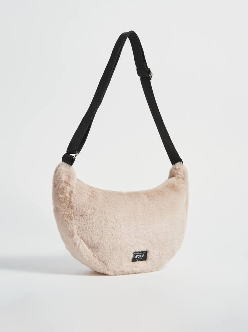 WOUF NEVADA Faux Fur Crossbody Tas