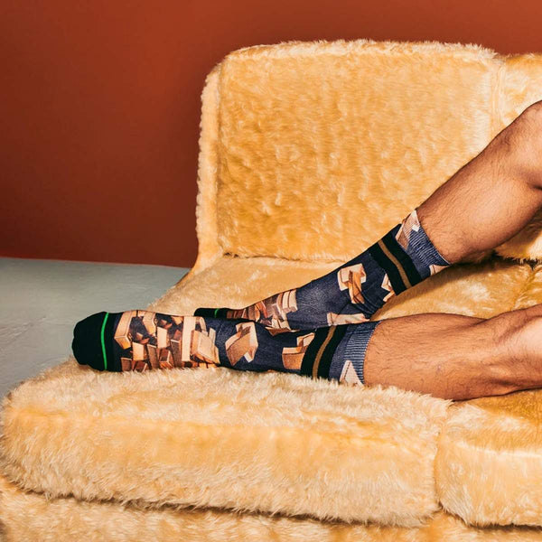 XPOOOS Mannen Kousen, Goldbar