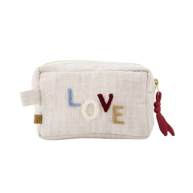 Zusss Katoenen Toilettas peper en zout, Love