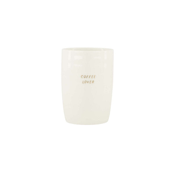 Zusss koffiemok coffee lover wit/goud