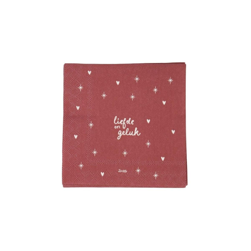 Zusss Papieren Servetten, Liefde en geluk