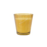Zusss scented candle glass braided pattern geniet