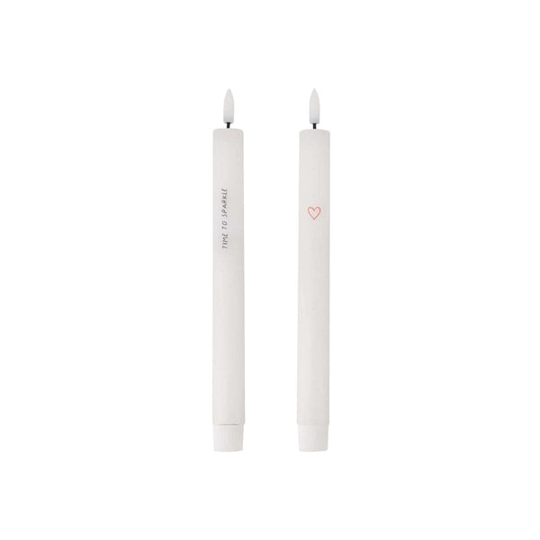 Zusss Set van 2 Led kaarsen, Time to sparkle