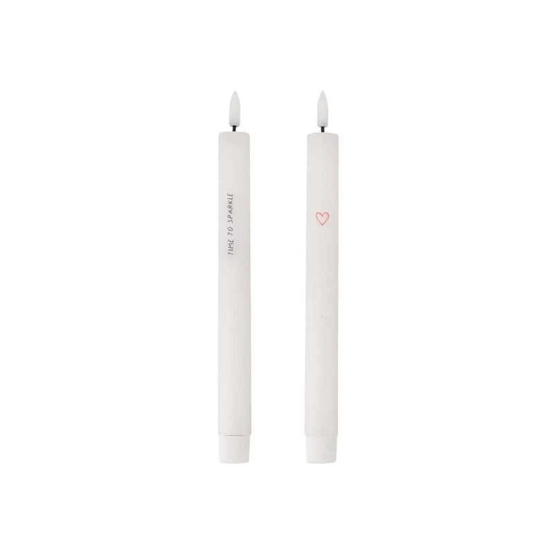Zusss Set van 2 Led kaarsen, Time to sparkle