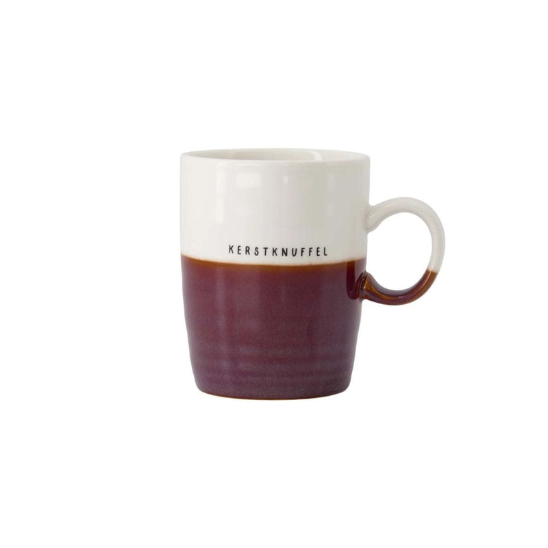 Zusss theemok kerstknuffel wit/donkerrood