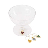 Zusss wine glass charms happy day