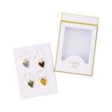 Zusss wine glass charms happy day