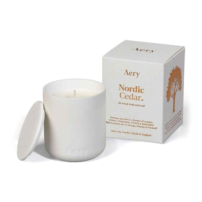 Aery Geurkaars NORDIC CEDAR, Ceder - Kaneel & Bergamot