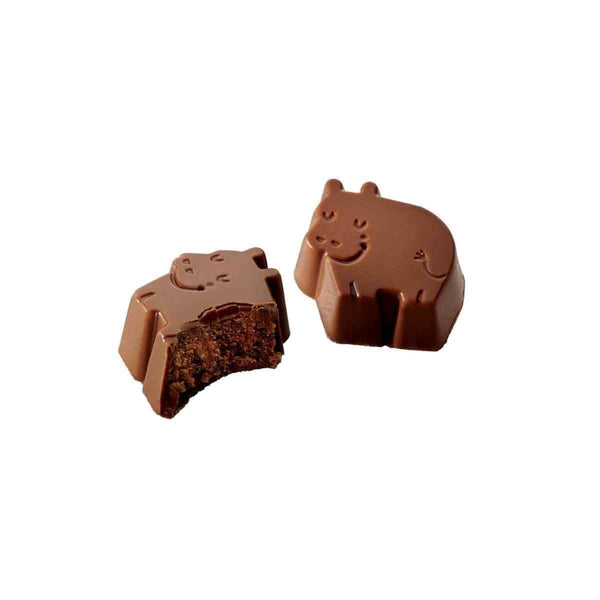Barú Dreamy chocolade hippos, Hazelnoot truffel 4 stuks