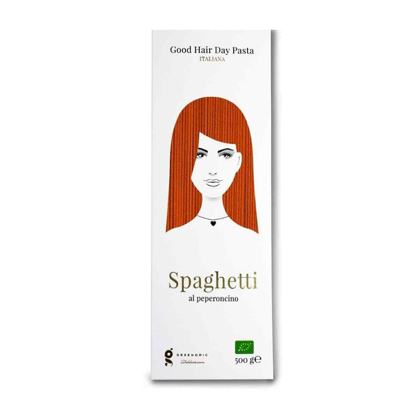 Greenomic GOOD HAIR DAY PASTA BIO Spaghetti, Peperoncino 500g