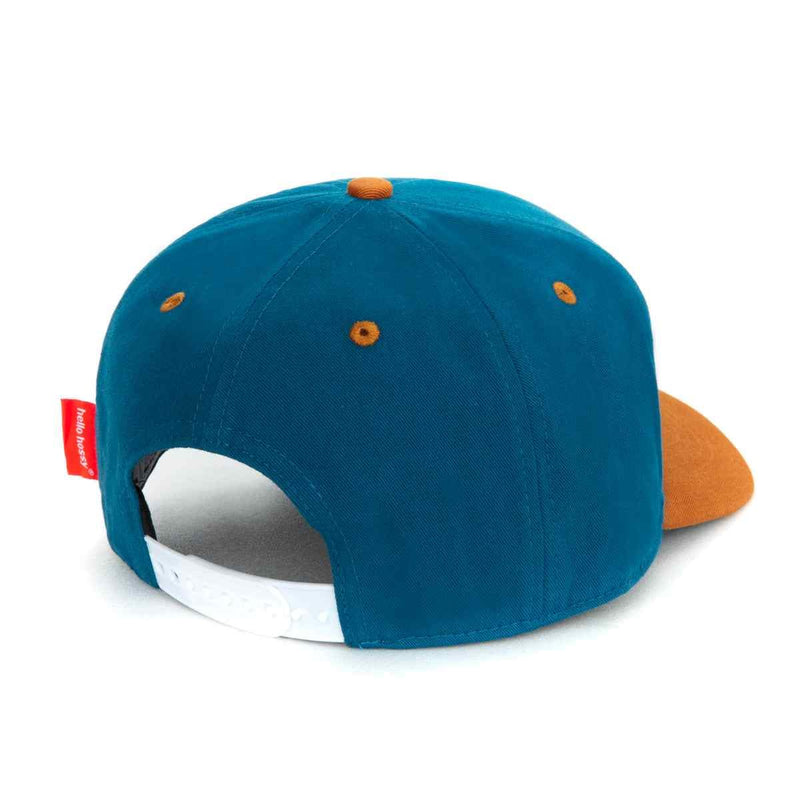 Hello Hossy MINIMALIST Baseball pet met gebogen klep, Duck Blue