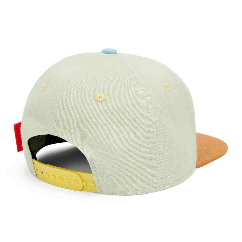 Hello Hossy MINIMALIST Baseball pet met rechte klep, Pistachio