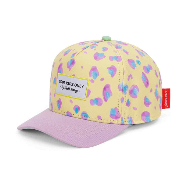 Hello Hossy PRINTED Baseball pet met gebogen klep, Leopard Cool Kids 2-5 jaar