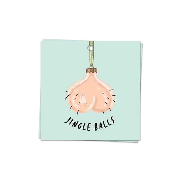 Kaart Blanche Gift tag, Jingle balls