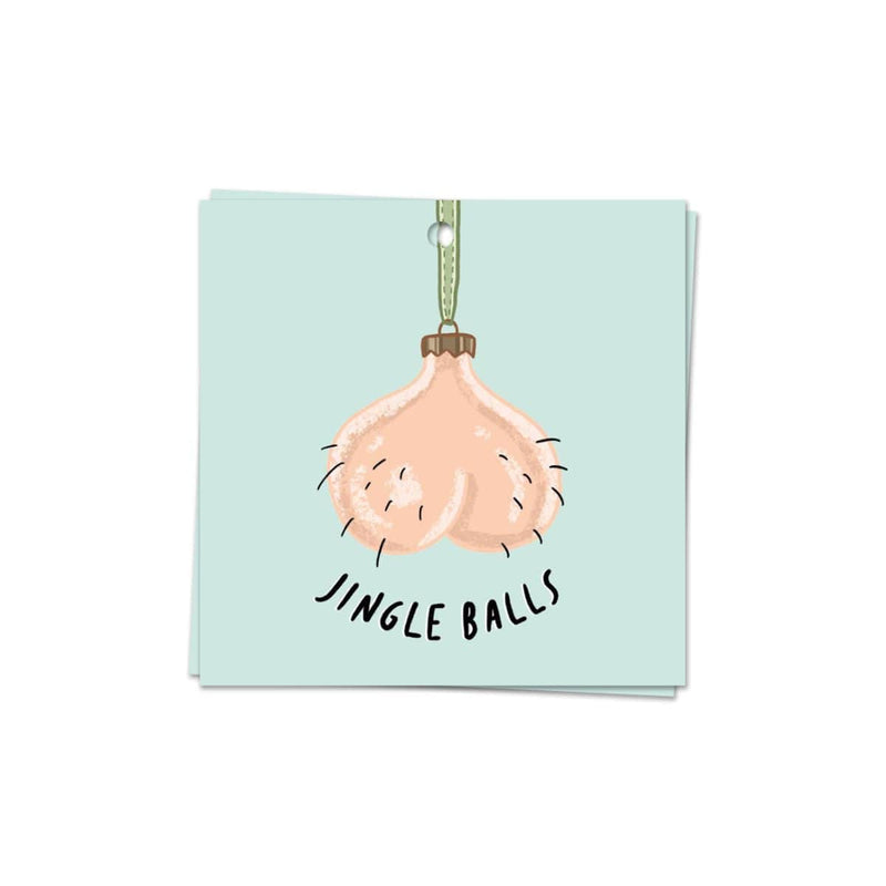 Kaart Blanche Gift tag, Jingle balls