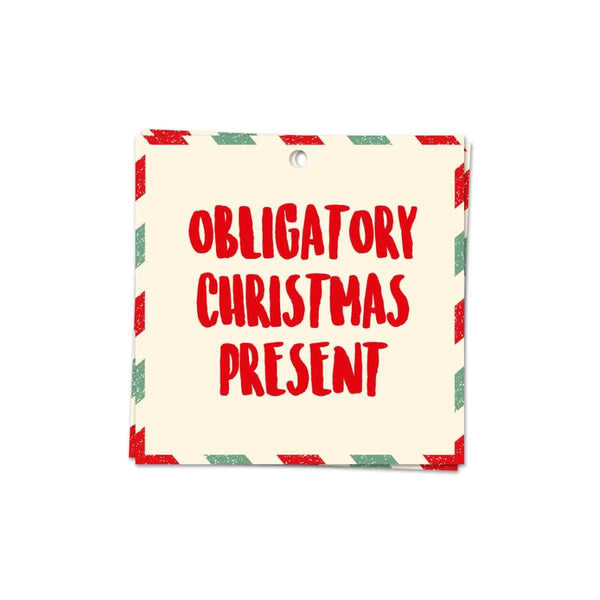 Kaart Blanche Gift tag, Obligatory Christmas