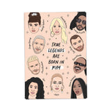 Kaart Blanche Wenskaart dubbel, Legends May
