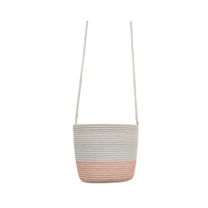 Koba Hanging Planter, Fluo oranje Medium