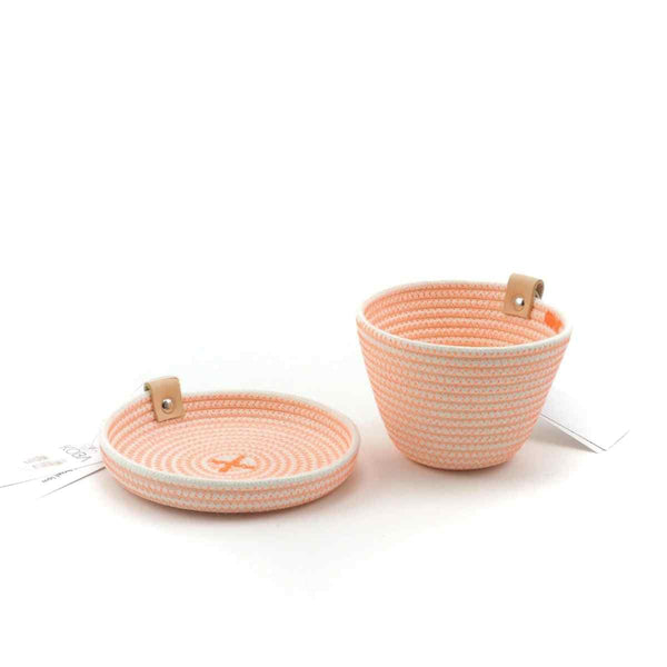 Koba Mini bowl hoog Ø 10 cm, Fluo oranje