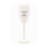 Koziol CHEERS NO 1 Champagneglas 100 ml, Champagne is always the answer