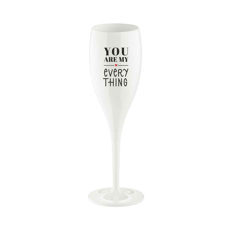 Koziol CHEERS NO 1 Champagneglas 100 ml, You are my everything