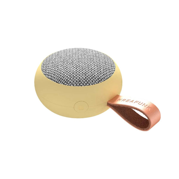 Kreafunk aGO II fabric, Bluetooth speaker, Soft Yellow