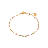 Label Kiki Armband goud, Dottie