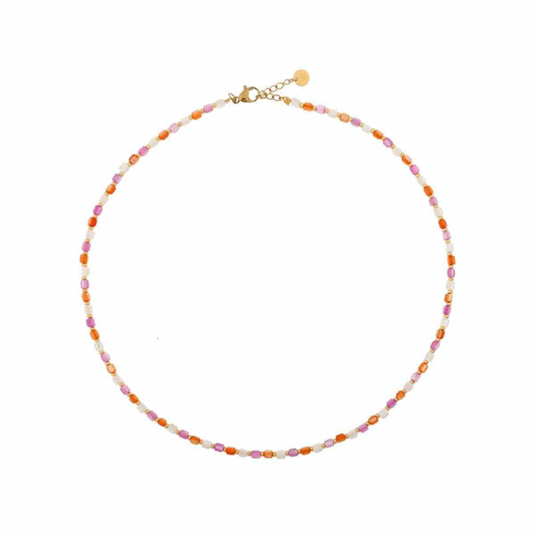 Label Kiki Ketting goud, Blossom