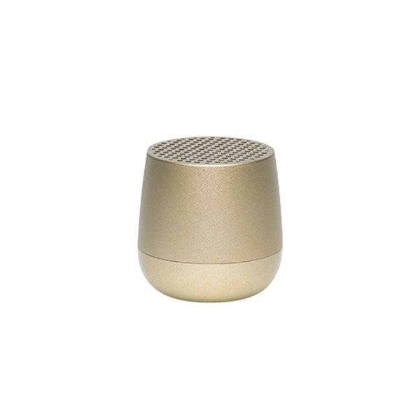 Lexon MINO+ ALU Mini Bluetooth Speaker, Soft Gold