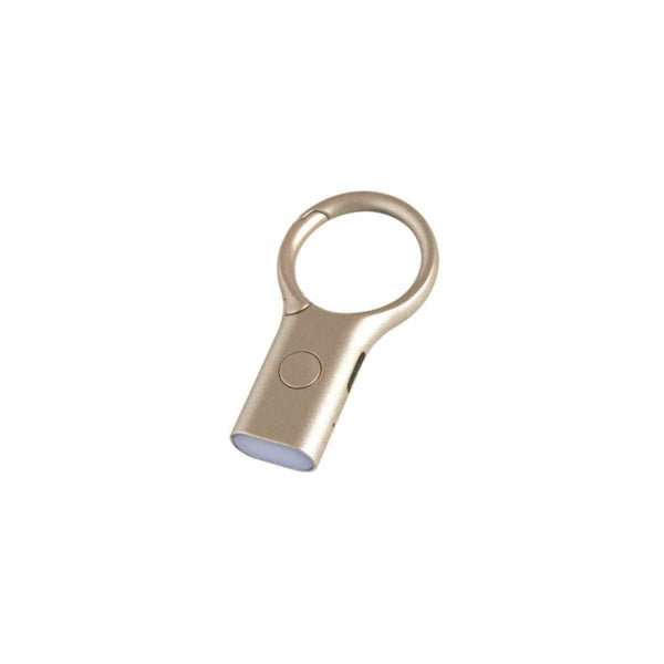 Lexon NOMADAY Mini LED zaklamp sleutelhanger, Soft Gold