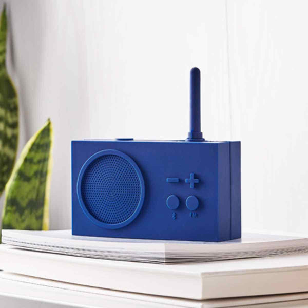 Lexon TYKHO 3 Bluetooth FM Radio, Donkerblauw