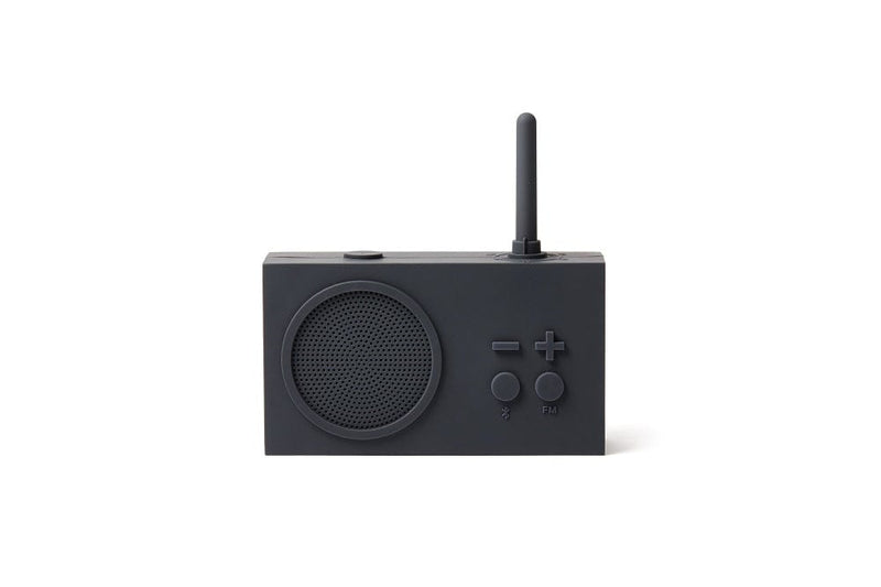 Lexon TYKHO 3 Bluetooth FM Radio, Donkergrijs